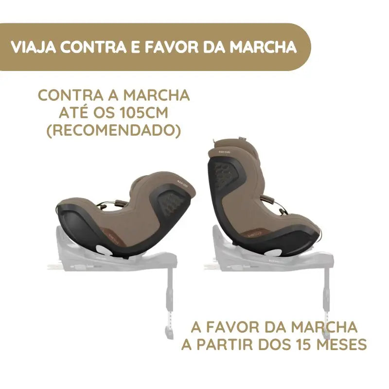 Maxi-Cosi Cadeira Auto Pearl Slide Pro - Authentic Truffle