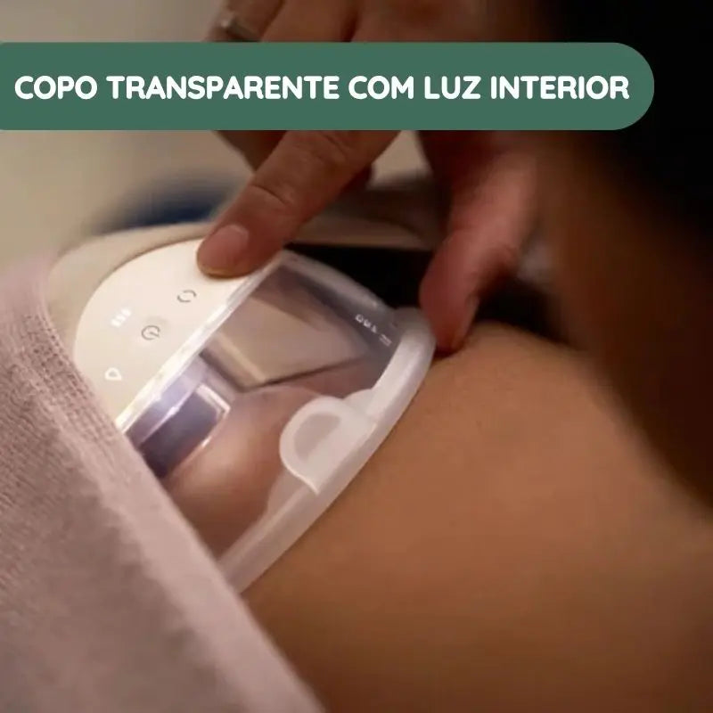 Copo transparente com luz interior