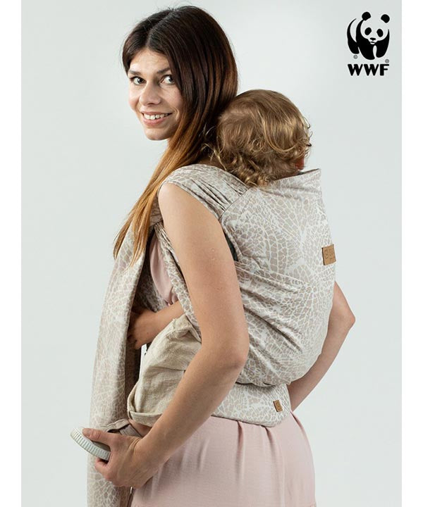 Isara Mochila Portabebé QuickTie - Majestic Ivory Forest