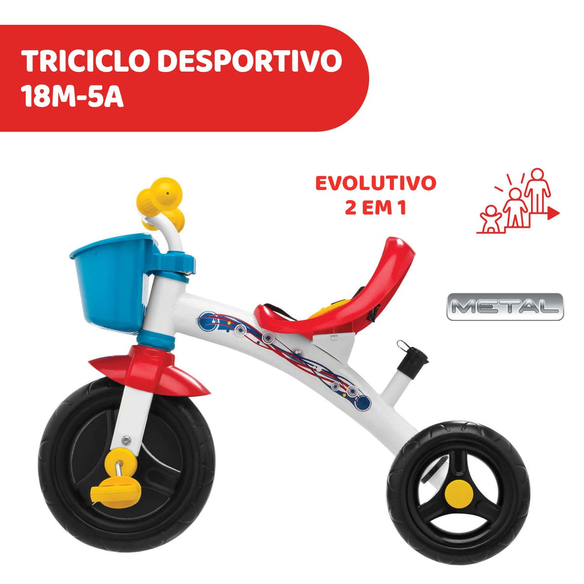 Chicco Move N' Grow Triciclo U-Go