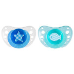Chicco Chupetas Physio Air sil. 6-16m - 2 pçs - Azul