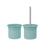 Minikoioi Sip+Snack - Aqua Green/Powder Grey