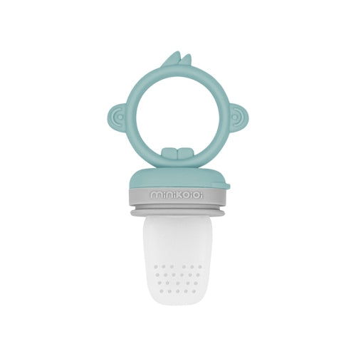 Minikoioi Alimentador Anti-Asfixia Pulps - Aqua Green/Powder Grey