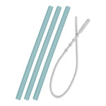 Minikoioi Palhas Silicone - Aqua Green - 3 Uni/Escova