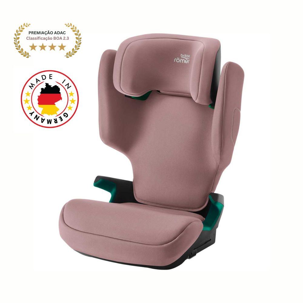 Cadeira Auto Discovery PLUS 2 da Britax Romer - Dusty Rose dos 3.5 aos 12 anos