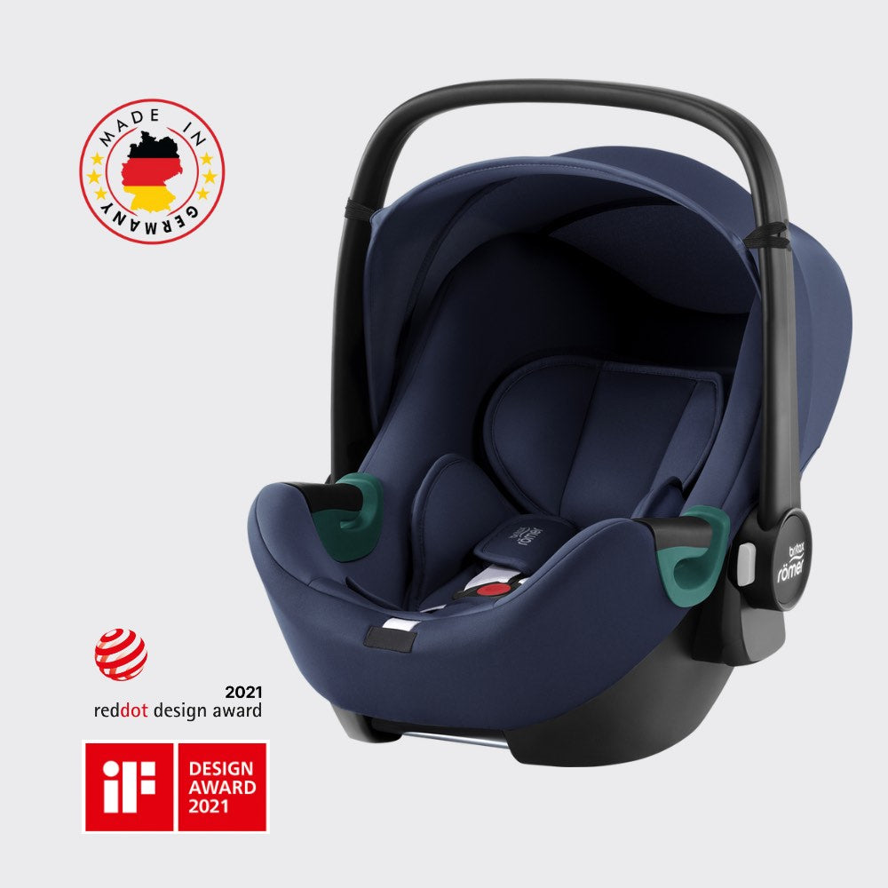 Cadeira Auto Baby-Safe 3 i-Size da Britax Römer - Dos 0 aos 15 meses com tecnologia "lie-flat" - Indigo Blue