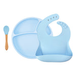 Minikoioi - Conjunto de Alimentação BLW Set II - Azul Mineral