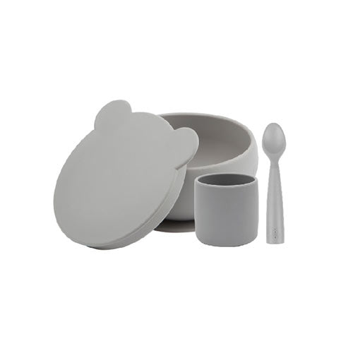 Minikoioi - Conjunto de Alimentação BLW Set I - Cinza