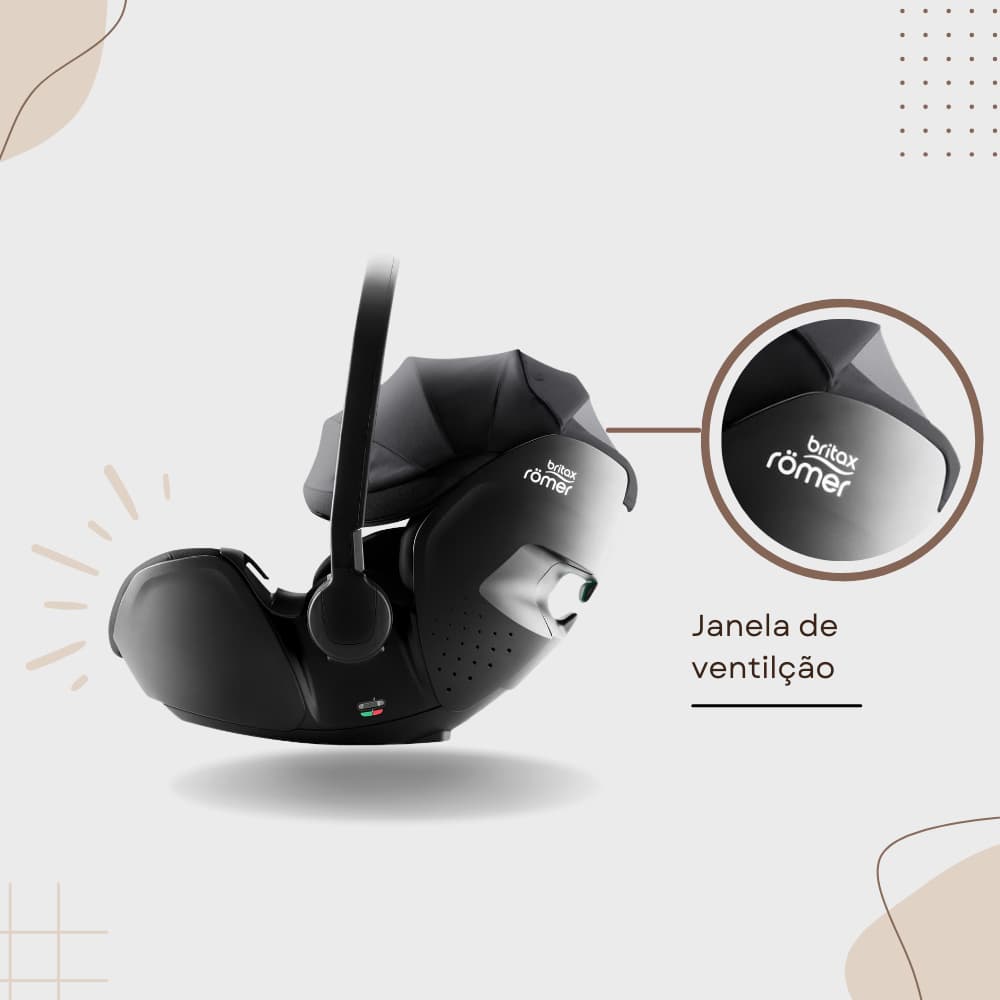 Trio Rio Carrinho de Bebé + Alcofa + Ovinho Baby-Safe Pro da Britax Römer - Style Carbon Black