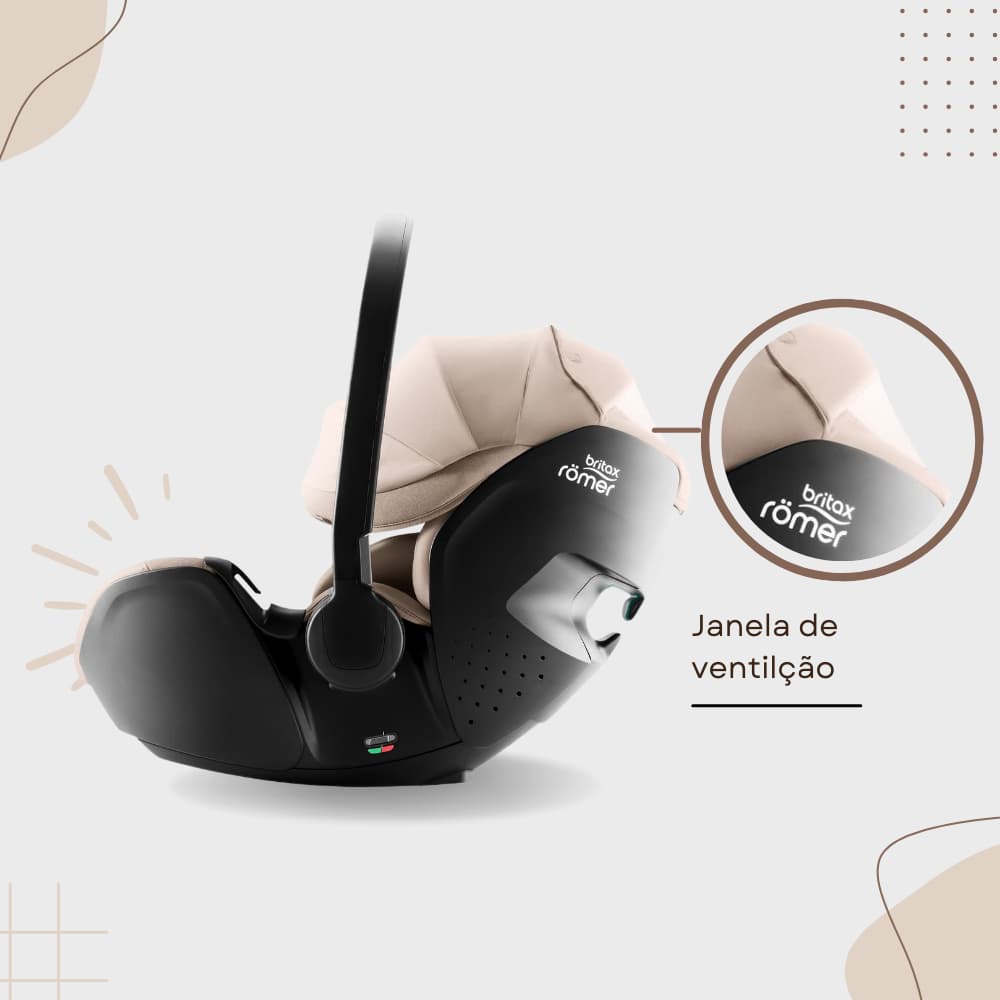 Pack Rio Carrinho de Bebé + Alcofa + Ovinho Baby-Safe Pro + Base Isofix Vario 5Z da Britax Römer - Style Teak