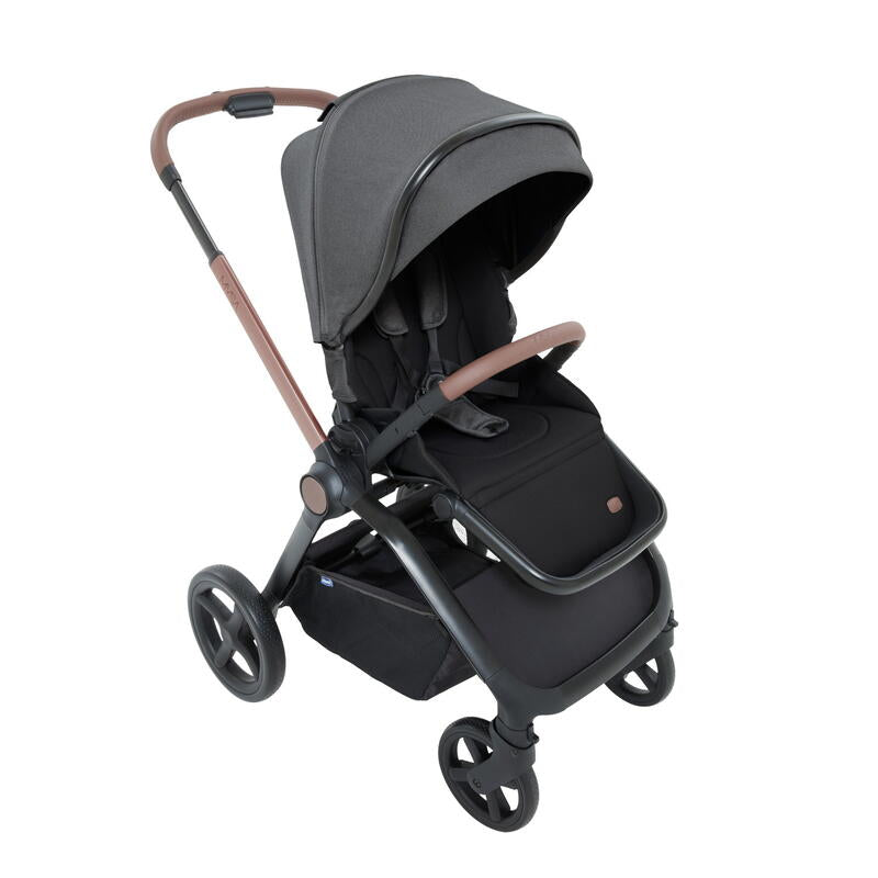 Chicco Carrinho de Bebé Mysa - Black Satin