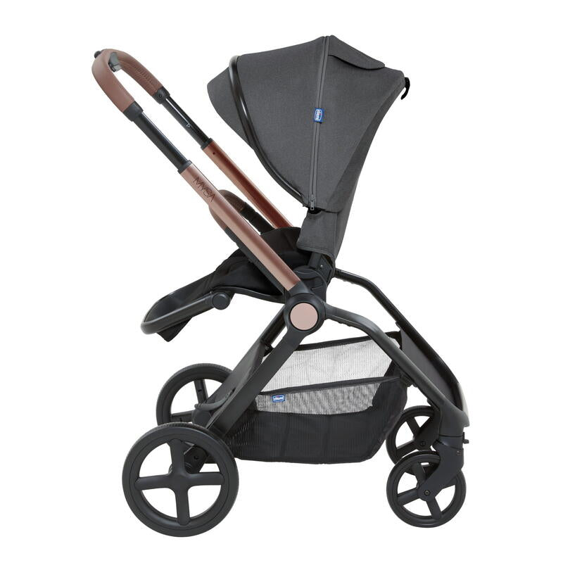 Chicco Carrinho de Bebé Mysa - Black Satin