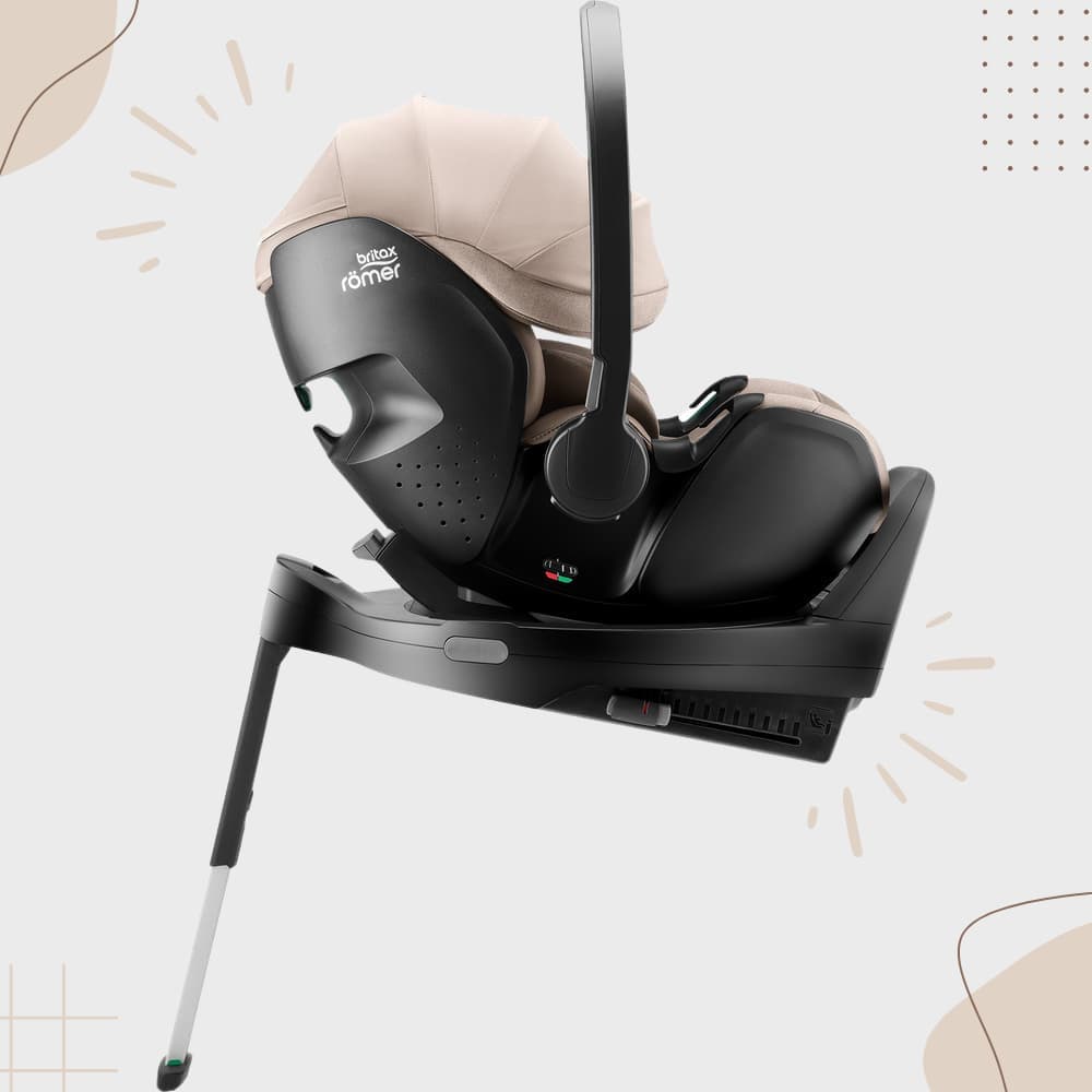 Trio Rio Carrinho de Bebé + Ovinho Baby-Safe Pro + Base Isofix Vario 5Z da Britax Römer - Style Teak