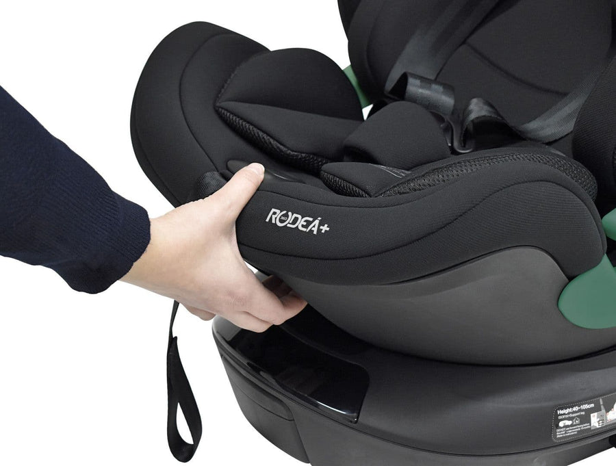 Bebecar Cadeira Auto Rodeá + i-Size - Preto/cinza