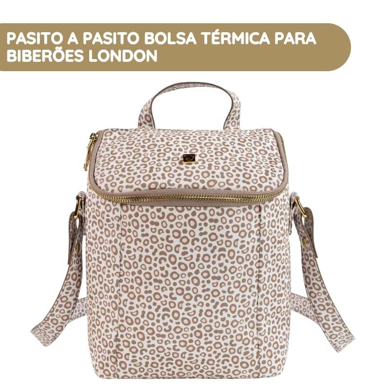 Pasito a Pasito Bolsa Térmica para Biberões London - Animal Print