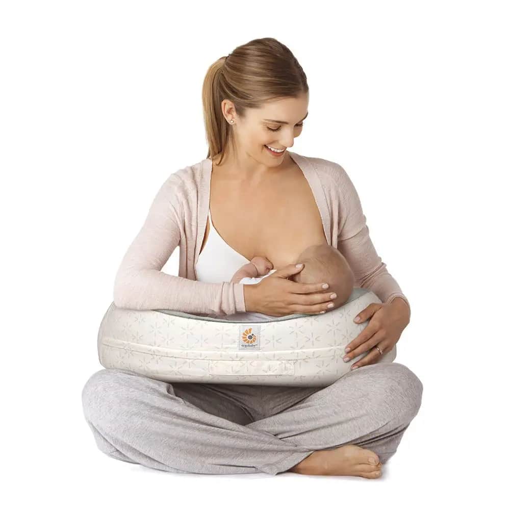 Ergobaby Almofada de Amamentação com Cinto - Starlight Cream