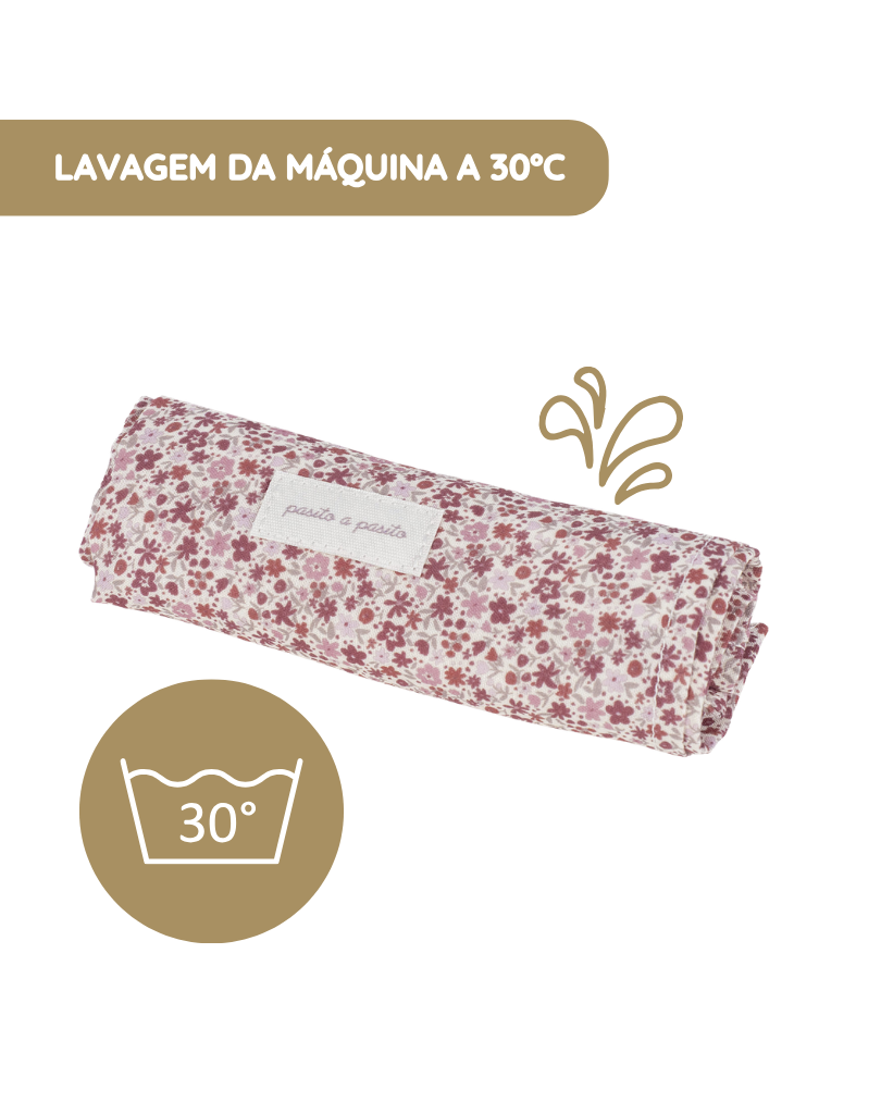 Pasito a Pasito Pack 2 Musselinas 70x70 cm Cherry Flor