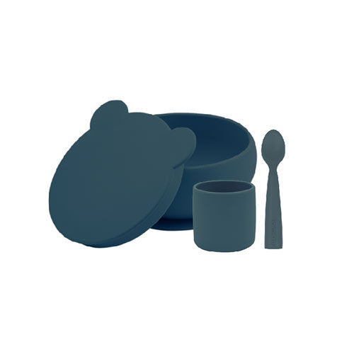 Minikoioi - Conjunto de Alimentação BLW Set I - Azul Escuro