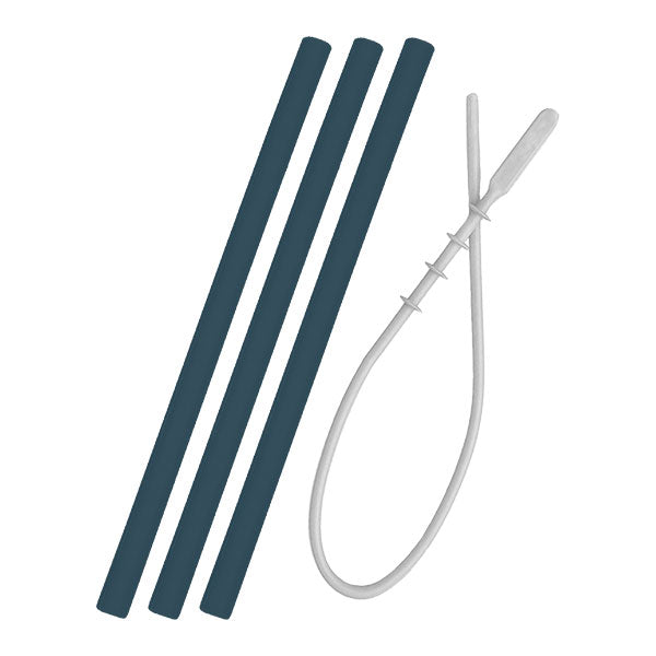 Minikoioi Palhas Silicone - Deep Blue - 3 Uni/Escova