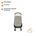 Walking Mum Saco Silla I Love Vichy Negro Meia-estação