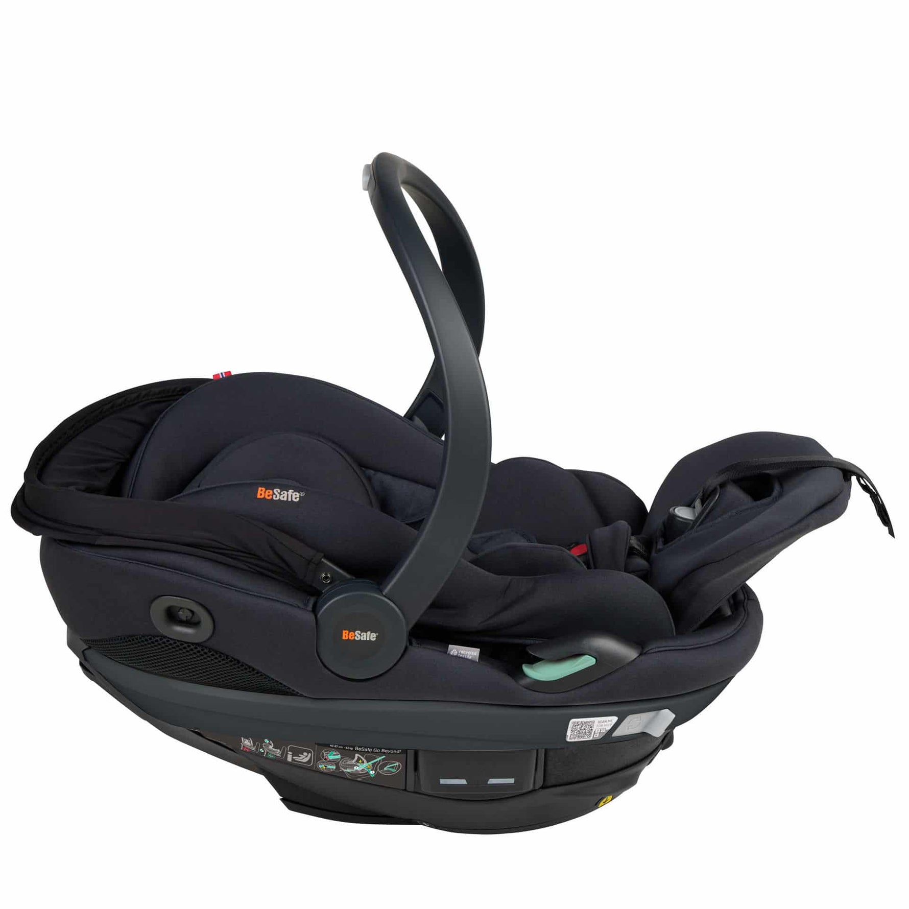 BeSafe Cadeira Auto Go Beyond 2 - Black SoftBreeze