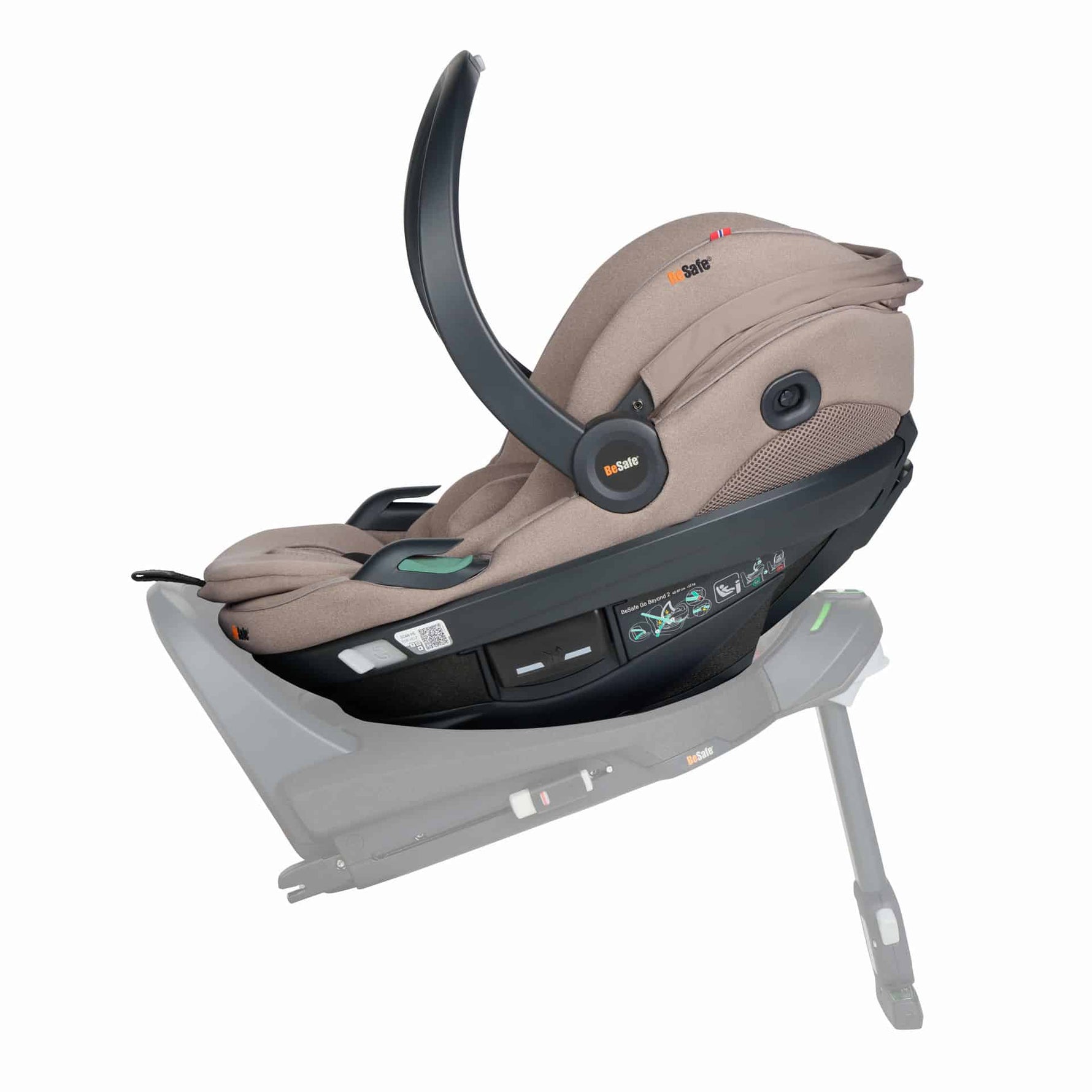 BeSafe Cadeira Auto Go Beyond 2 - Dark Sand SoftBreeze