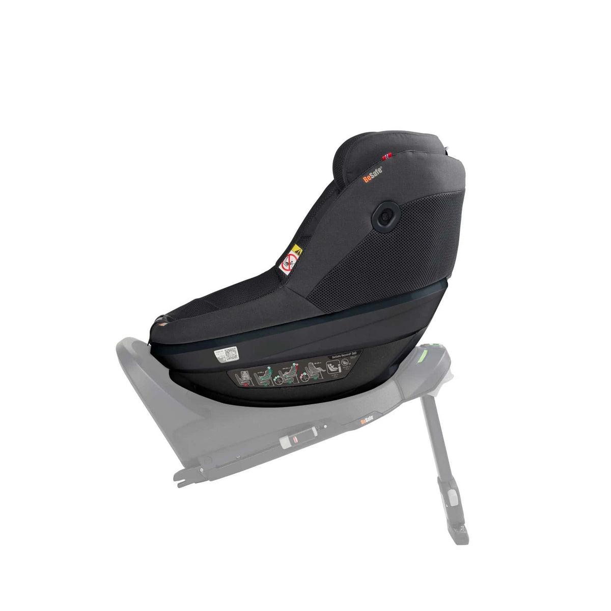 BeSafe Pack Cadeira Auto Beyond 2 360 com Base Isofix - Anthracite Mesh