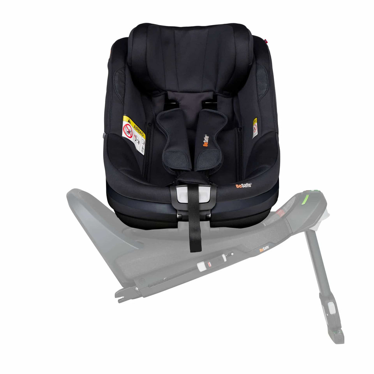 BeSafe Pack Cadeira Auto Beyond 2 360 com Base Isofix - Black SoftBreeze