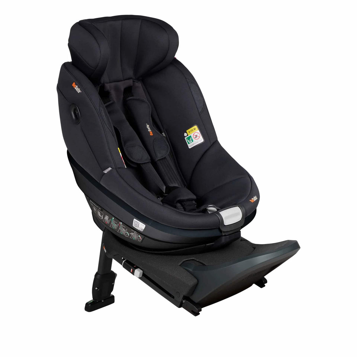 BeSafe Pack Cadeira Auto Beyond 2 360 com Base Isofix - Black SoftBreeze