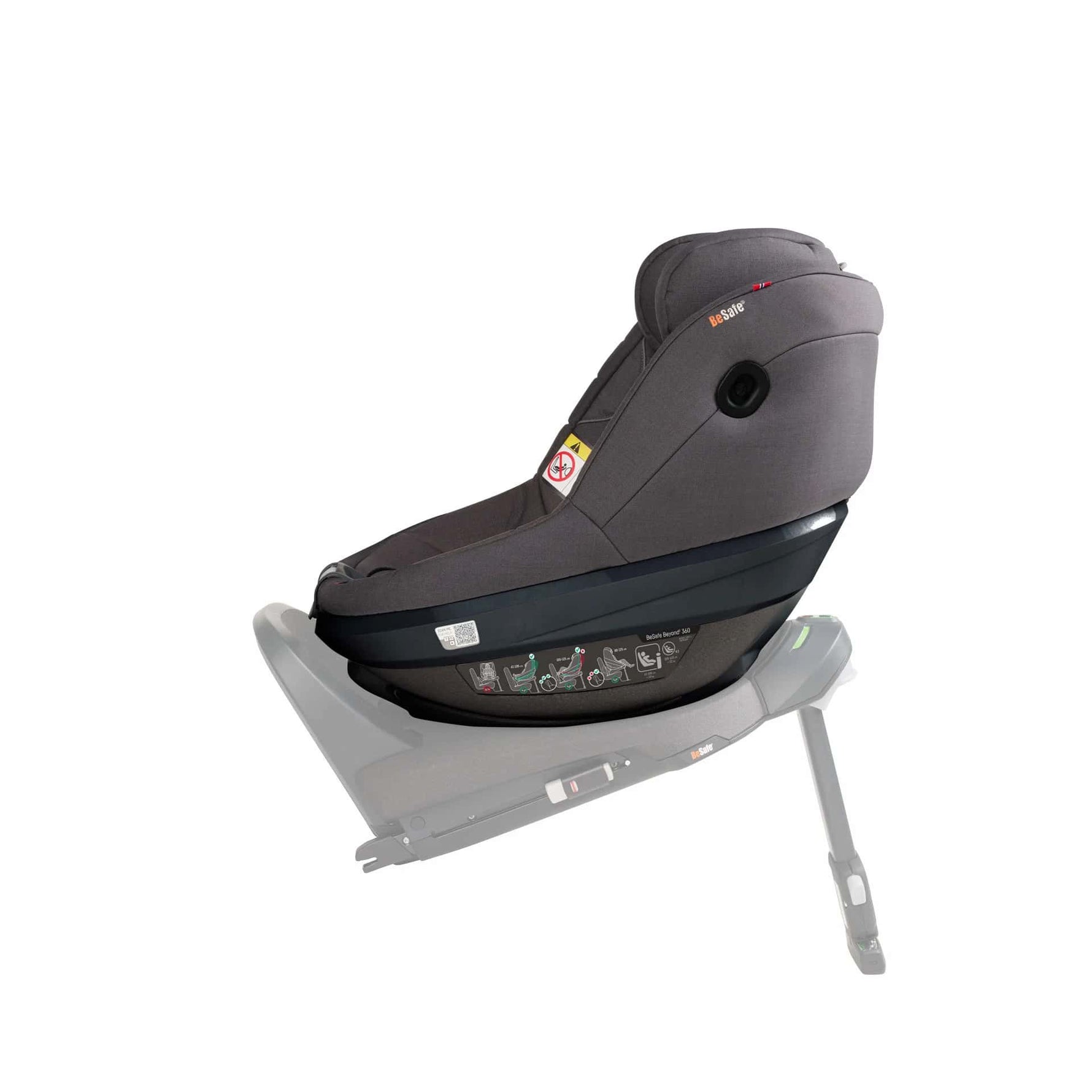 BeSafe Cadeira Auto Beyond 2 360 - Dark Grey Mélange