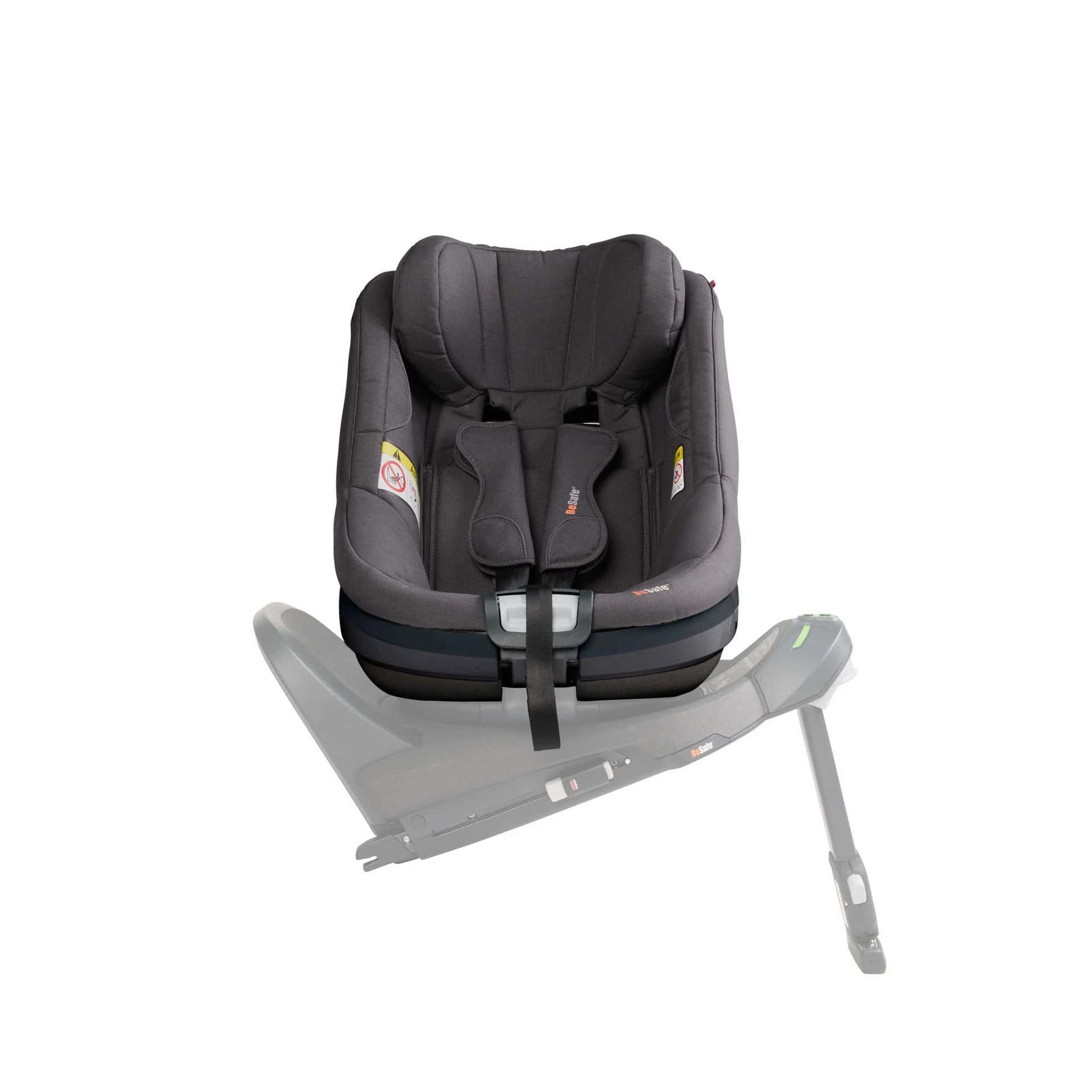 BeSafe Pack Cadeira Auto Beyond 2 360 com Base Isofix - Dark Grey Mélange