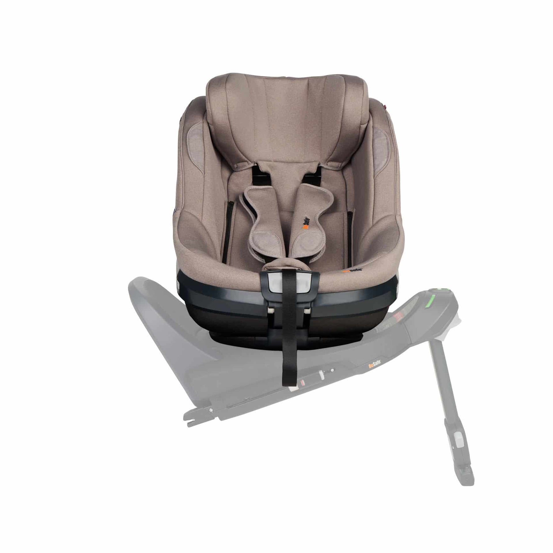 BeSafe Pack Cadeira Auto Beyond 2 360 com Base Isofix - Dark Sand SoftBreeze