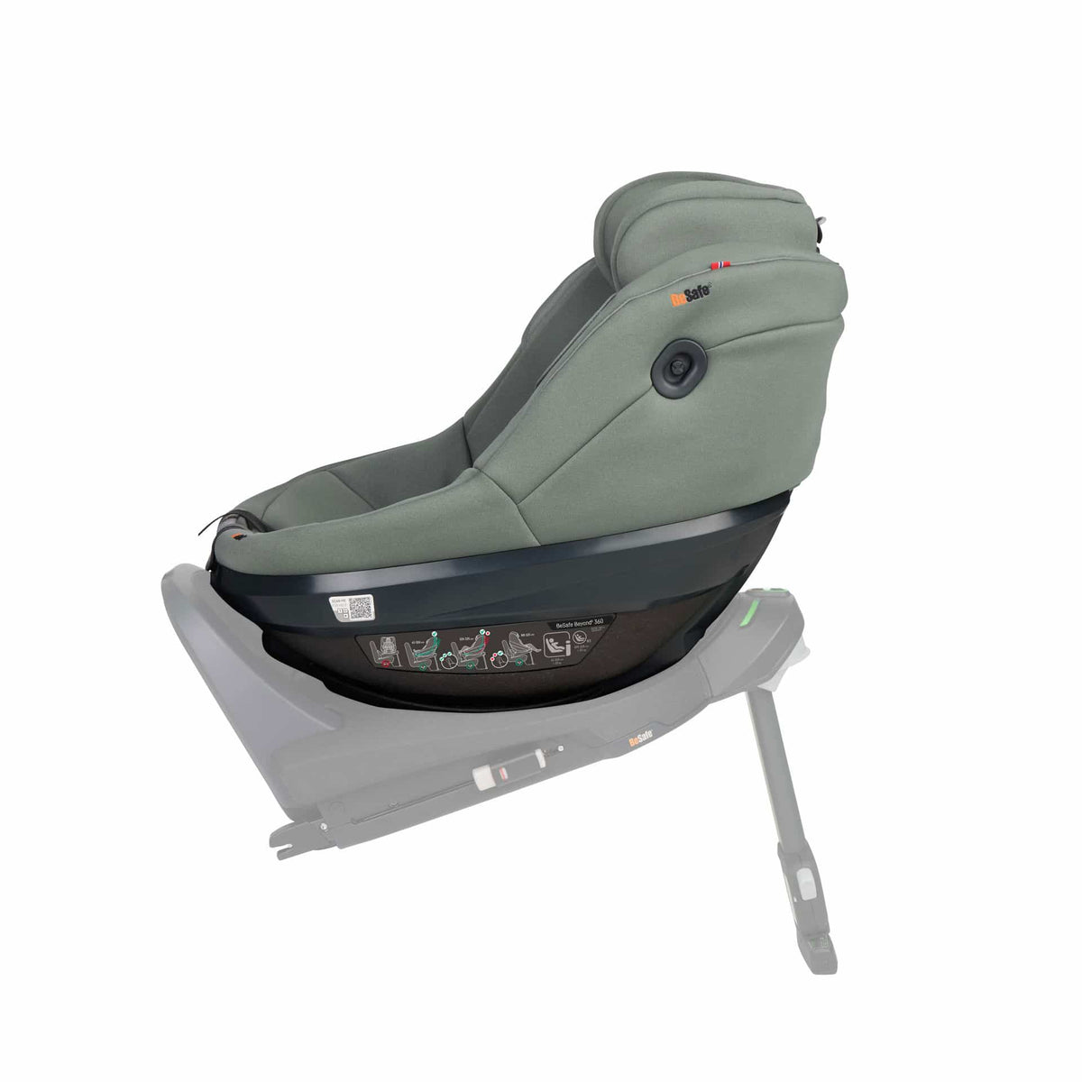 BeSafe Pack Cadeira Auto Beyond 2 360 com Base Isofix - Meadow Green SoftBreeze