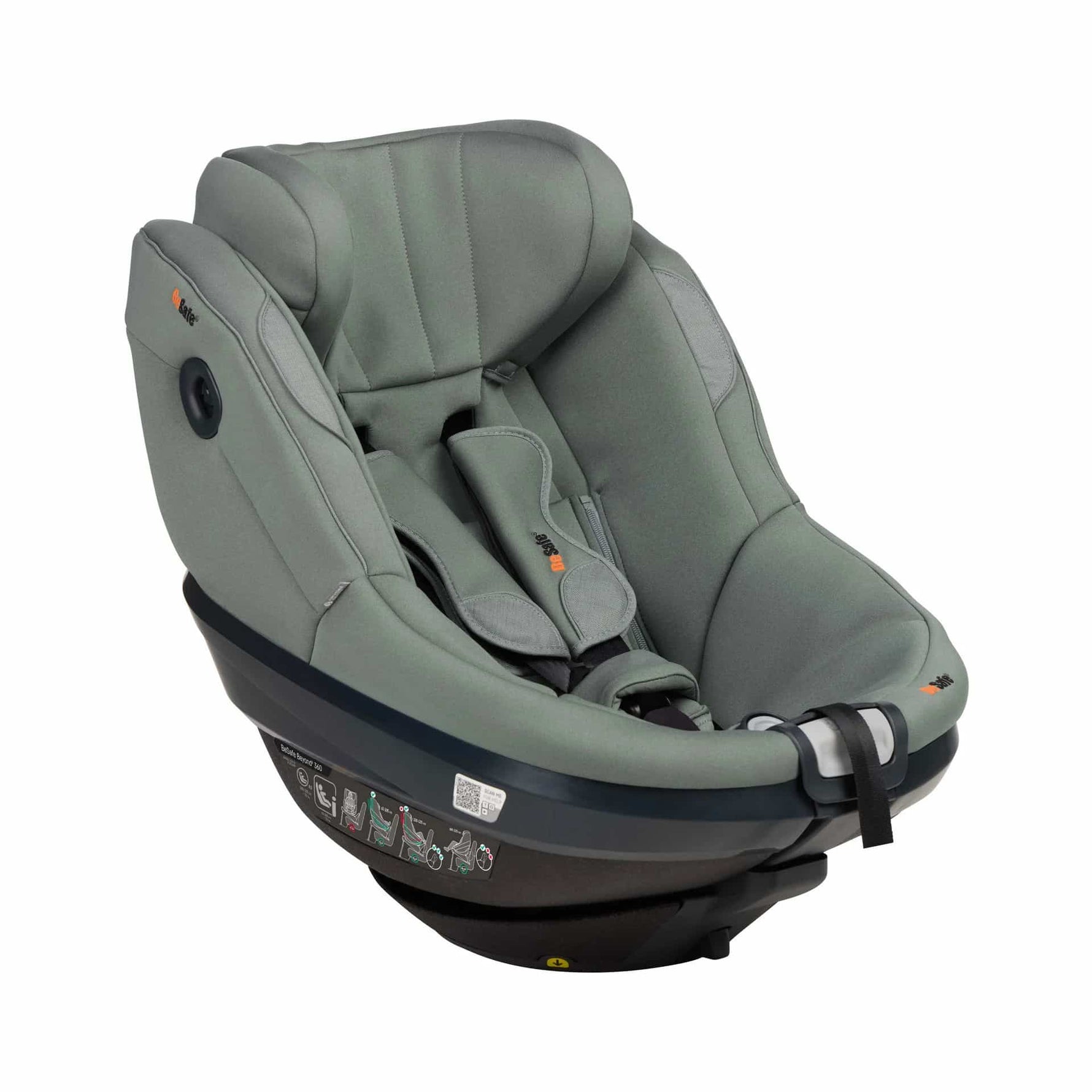 BeSafe Pack Cadeira Auto Beyond 2 360 com Base Isofix - Meadow Green SoftBreeze