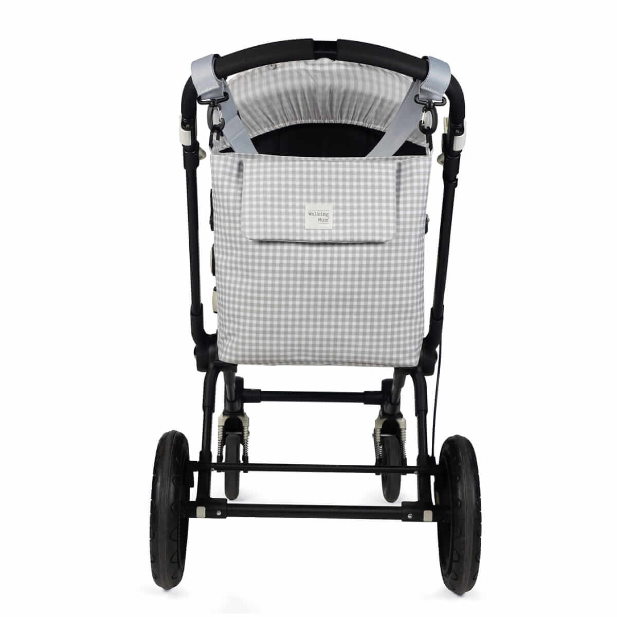Walking Mum Mala de Passeio I Love Vichy - Gris