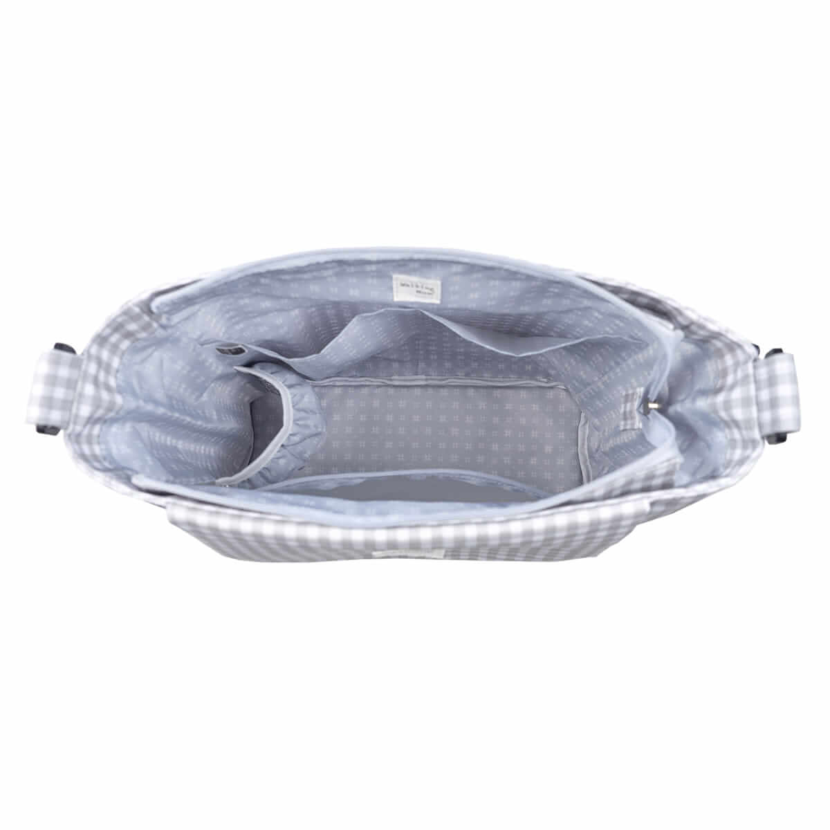 Walking Mum Mala de Passeio I Love Vichy - Gris
