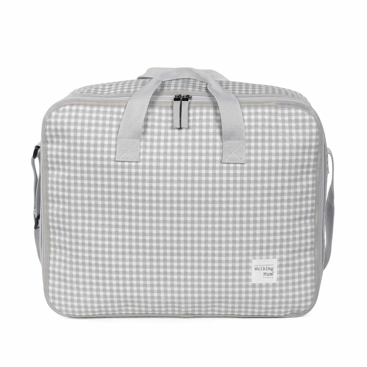 Walking Mum Mala de Maternidade I Love Vichy - Gris