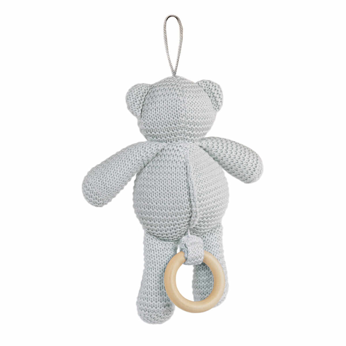 Walking Mum Urso Musical em Bambu Gris 21 cm