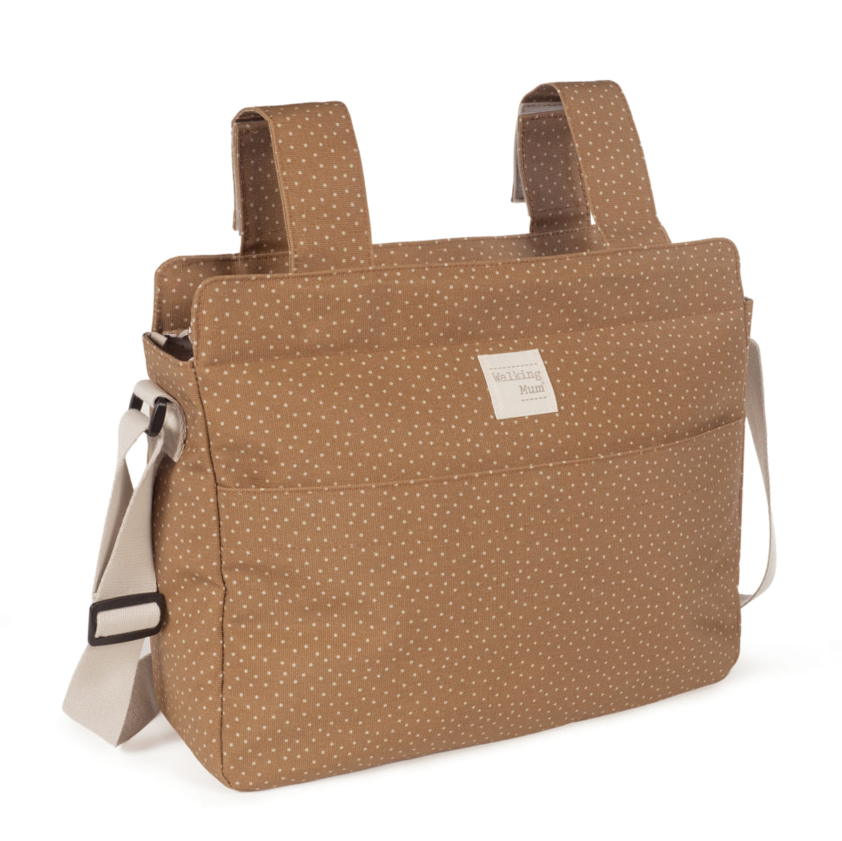 Walking Mum Mala de Passeio Poppy Dots - Canela