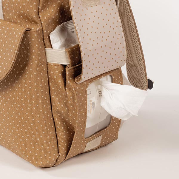 Walking Mum Mochila Poppy Dots - Canela