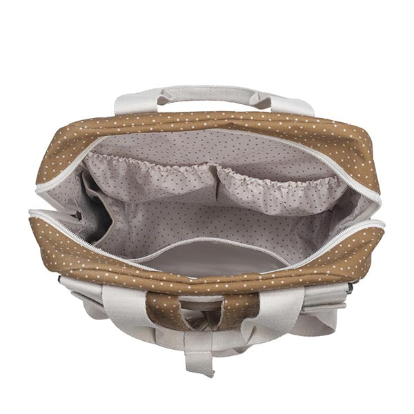 Walking Mum Mochila Poppy Dots - Canela