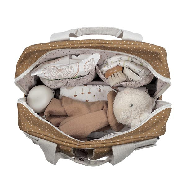 Walking Mum Mochila Poppy Dots - Canela