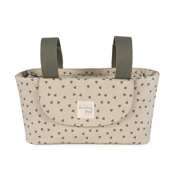 Walking Mum Bolsa Organizadora Poppy Hearts - Musgo