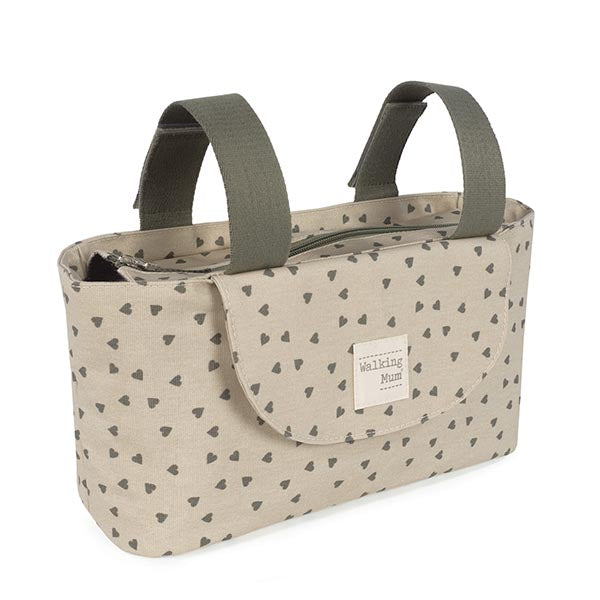 Walking Mum Bolsa Organizadora Poppy Hearts - Musgo