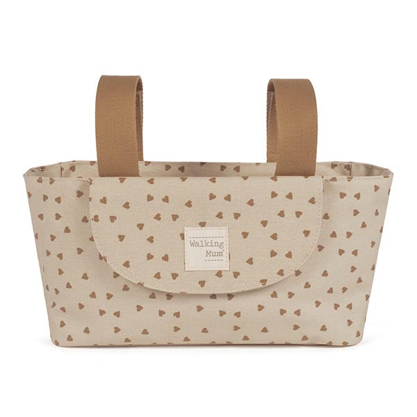 Walking Mum Bolsa Organizadora Poppy Hearts - Canela