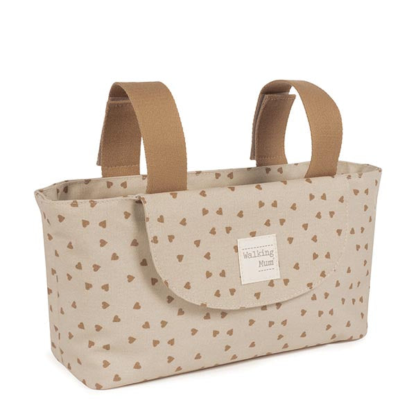 Walking Mum Bolsa Organizadora Poppy Hearts - Canela