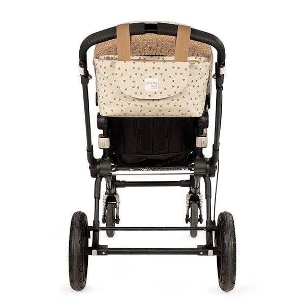 Walking Mum Bolsa Organizadora Poppy Hearts - Canela