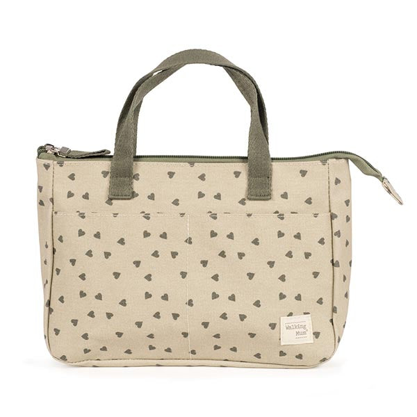 Walking Mum Necessaire Poppy Hearts - Musgo
