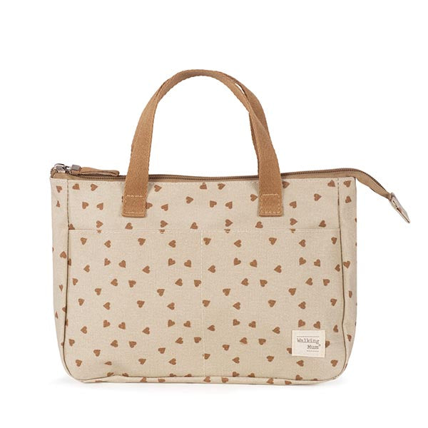 Walking Mum Necessaire Poppy Hearts - Canela