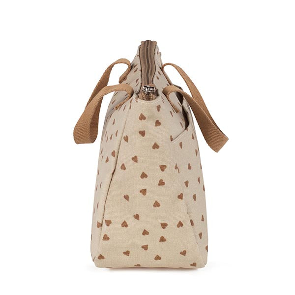 Walking Mum Necessaire Poppy Hearts - Canela